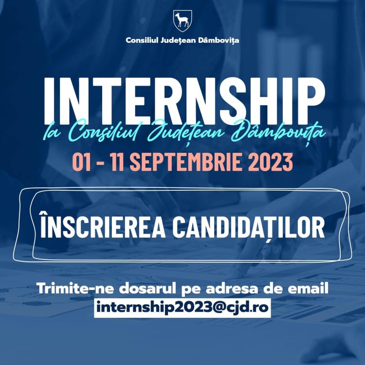 Au început înscrierile pentru Internship 2023