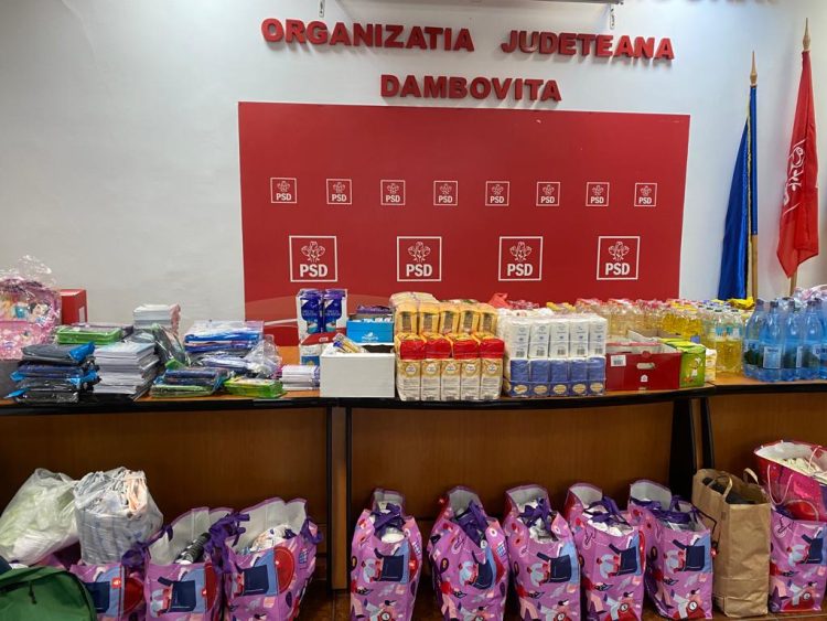 Organizația Femeilor Social-Democrate Dâmbovița vine în ajutorul familiilor din Crevedia