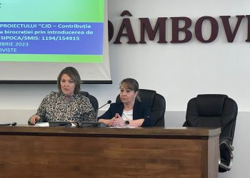 Proiectul „CJD – Contribuția Județului Dâmbovița la reducerea birocrației prin introducerea de proceduri simplificate”, SMIS 154915, conferință intermediară