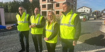Strada Costache Olăreanu, în plin proces de reabilitare