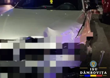 Accident grav în municipiul Târgoviște