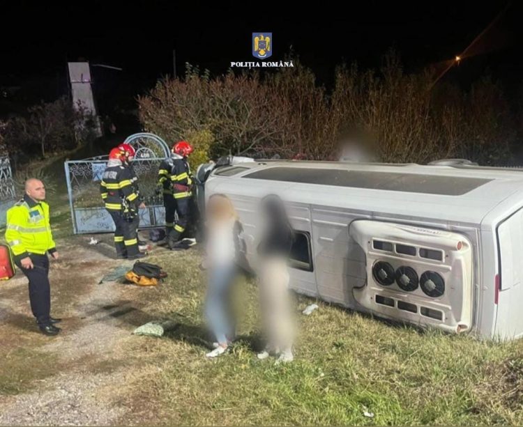 Update/Intervenție în cazul unui eveniment rutier în comuna Valea Mare, satul Feteni.