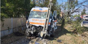 VIDEO/Accident rutier în localitatea Ulmi