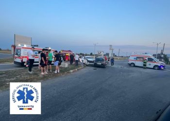 Eveniment rutier în localitatea Lucieni