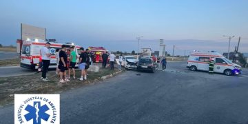 Eveniment rutier în localitatea Lucieni