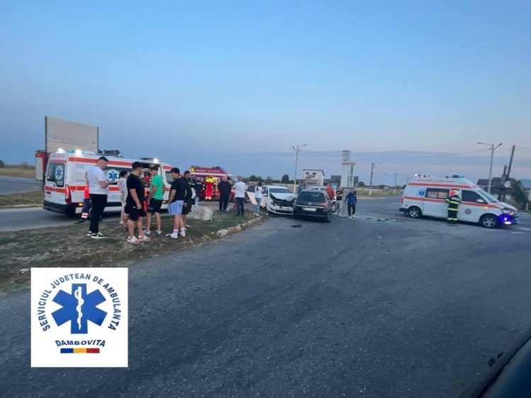 Eveniment rutier în localitatea Lucieni