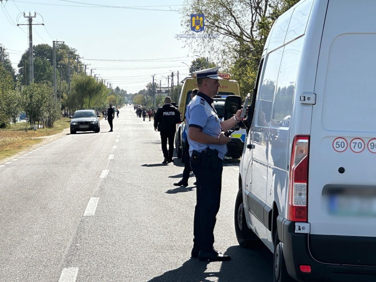 Acțiune a polițiștilor din Găești
