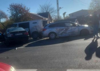 Intervenție în cazul unui eveniment rutier în localitatea Cojasca, pe strada Principală.