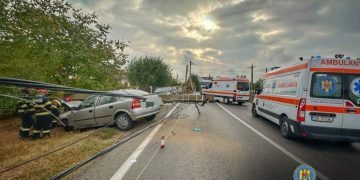 VIDEO- Eveniment rutier în localitatea Valea Voievozilor