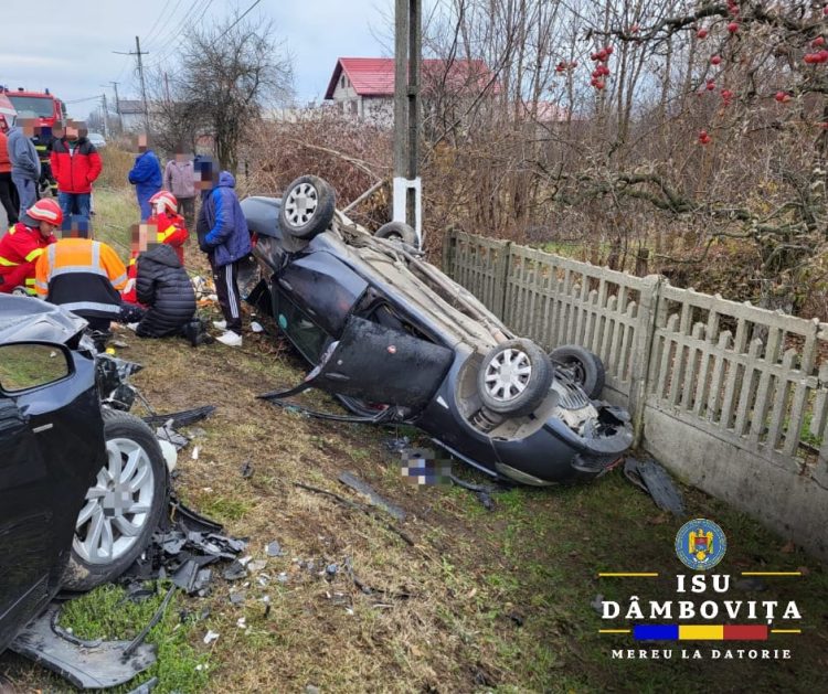 Accident grav în Gheboieni