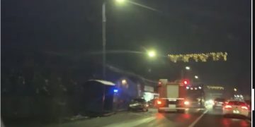 VIDEO/Accident rutier grav în Crevedia. A fost activat planul Roșu de Intervenție.