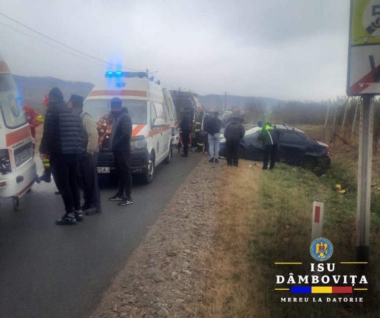 Accident rutier produs în localitatea Voinești.