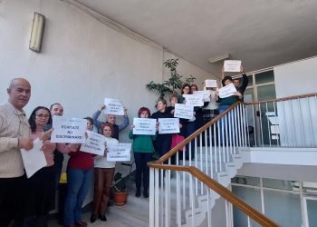 ACȚIUNE DE PROTEST SPONTAN  privind salarizarea discriminatorie a salariaților Direcției Județene de Statistică Dâmbovița