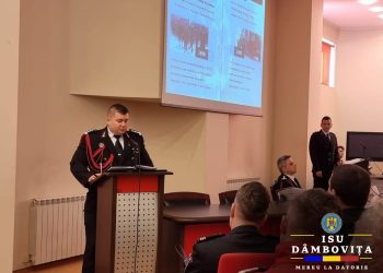 FOTO/Astăzi, 29 ianuarie a.c., a avut loc prezentarea raportului de evaluare a activității ISU Dâmbovița pe anul 2023.