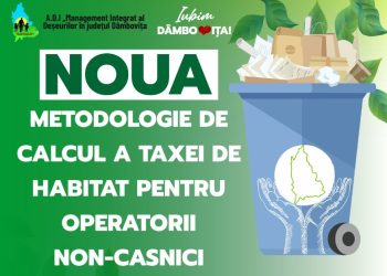 ADI Salubritate propune modificarea metodei de calcul a taxei serviciilor de salubritate pentru persoanele noncasnice din Dâmbovița