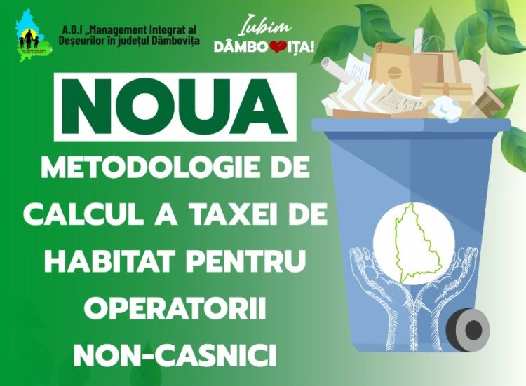 ADI Salubritate propune modificarea metodei de calcul a taxei serviciilor de salubritate pentru persoanele noncasnice din Dâmbovița