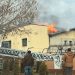 FOTO – Intervenție în cazul unui incendiu la o casă în municipiul Târgoviște, bulevardul Eroilor.