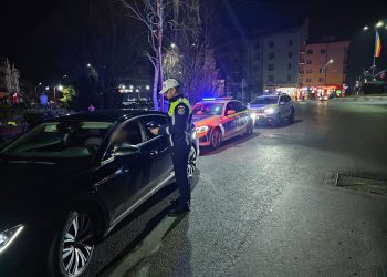 Foto/ Video – Acțiune a polițiștilor rutieri privind combaterea consumului de alcool sau a substanțelor interzise