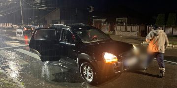 VIDEO – Accident în Pucioasa