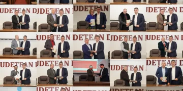 Au fost semnate 31 de contracte pentru amenajarea de stații de încărcare auto și piste de biciclete în Dâmbovița