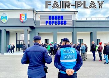 Măsuri de ordine publică la meciul AFC Chindia Târgoviște – CSM Alexandria