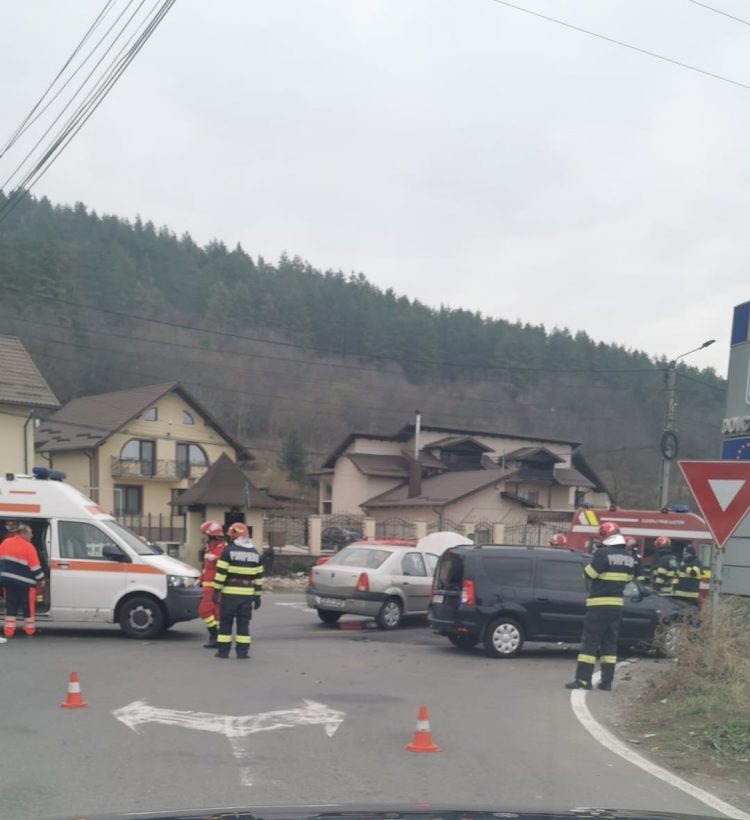 Accident rutier în localitatea Doicești.