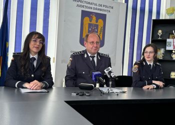 VIDEO – Evaluarea activităților desfășurate la nivelul Inspectoratului de Poliție Județean Dâmbovița, în primele trei luni ale anului 2024