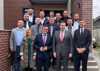 FOTO- Daniel Neamțu și-a depus candidatura pentru un nou mandat de primar al comunei Brănești alături de Președintele CJD și PSD, Corneliu Ștefan