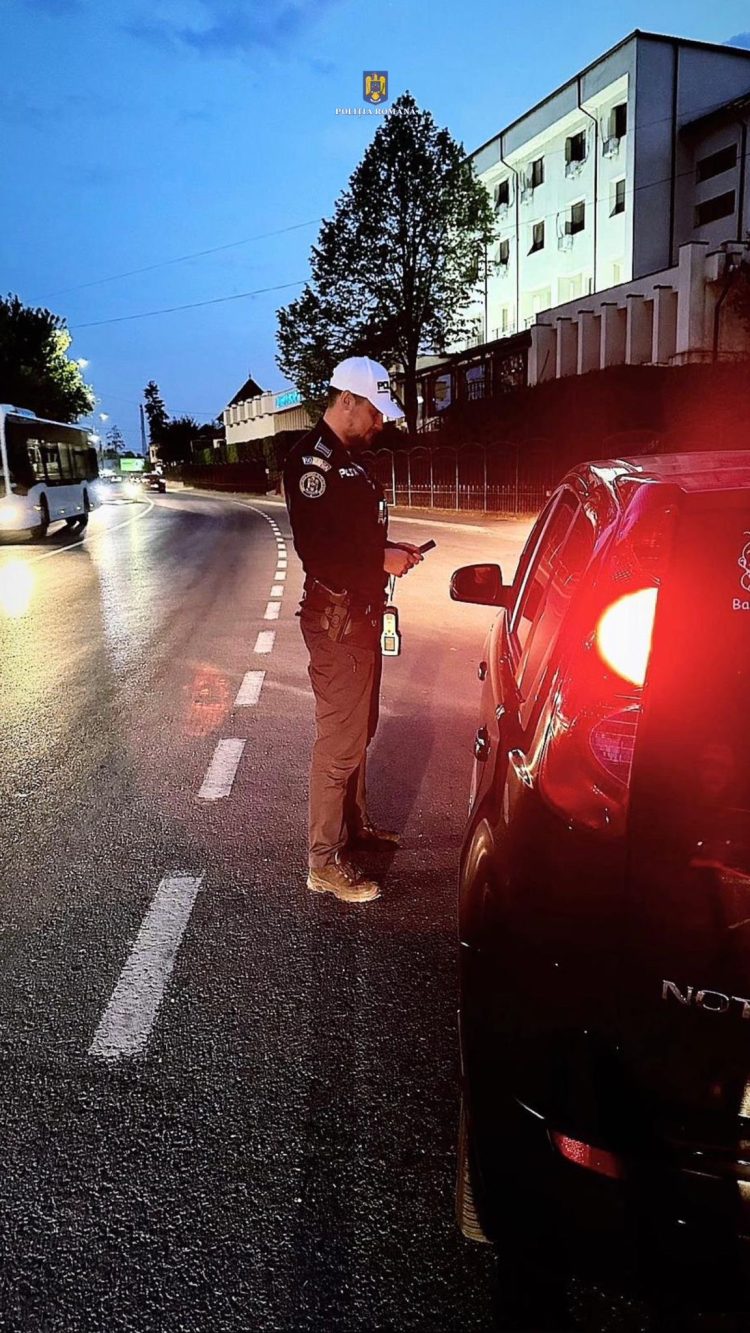 Acțiune a polițiștilor pentru creșterea gradului de siguranță rutieră