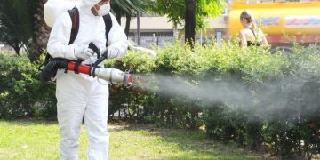 Operațiune de dezinsecție la sol pentru combaterea insectelor zburătoare și târâtoare în diferite stadii de dezvoltare