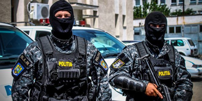 Scandal la Bălteni. Au intervenit luptători de la Serviciul pentru Acțiuni Speciale
