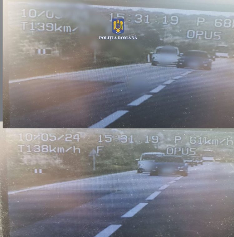Polițiștii dâmbovițeni i-au reținut permisul de conducere unui bărbat pentru 300 de zile