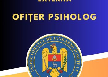Jandarmeria Dâmboviţa angajează ofițer psiholog din sursă externă