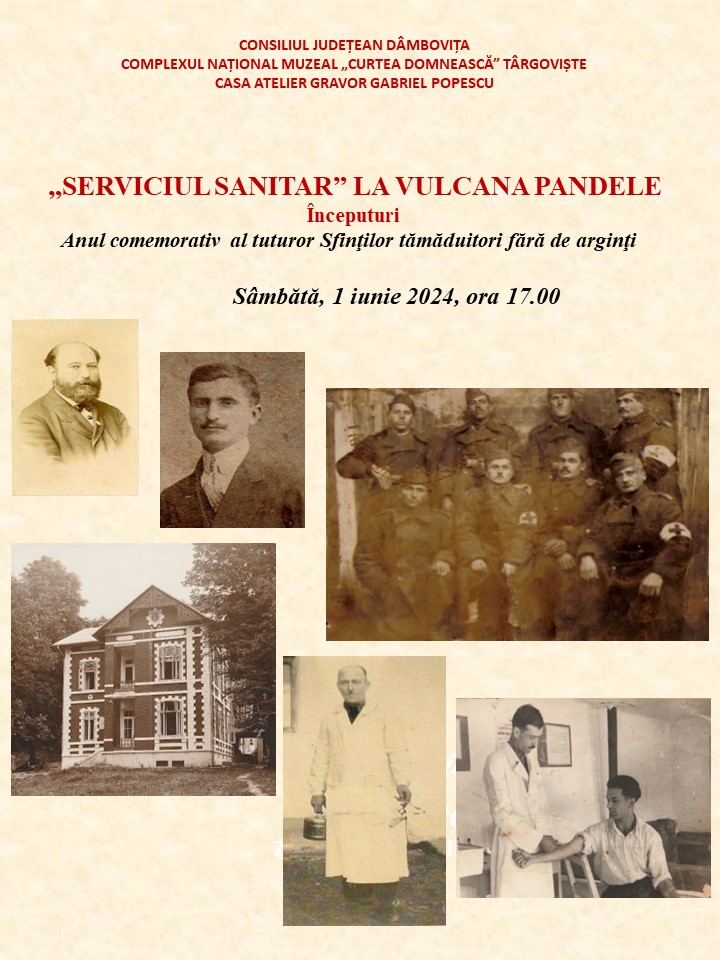 „Serviciul Sanitar” la Vulcana Pandele. Începuturi – expoziție organizată la Casa Atelier Gravor „Gabriel Popescu” din Vulcana – Pandele