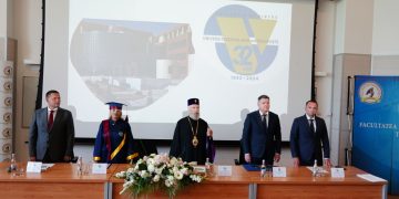 ÎNALTPREASFINȚITUL PĂRINTE MITROPOLIT NIFON A PARTICIPAT LA CEREMONIILE DEDICATE CELOR 32 DE ANI DE LA ÎNFIINȚAREA UNIVERSITĂȚII ”VALAHIA” DIN TÂRGOVIȘTE