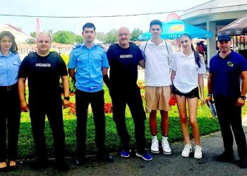 Acțiune de informare preventivă în rândul copiilor de la Complexul Turistic de Natație Târgoviște
