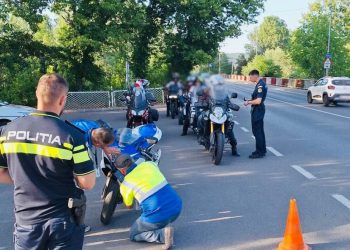 Acțiune desfășurată de polițiștii rutieri