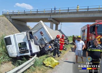 Foto/Video -Accident pe A1 la Petrești: Intervenție Majoră cu 7 Victime Identificate