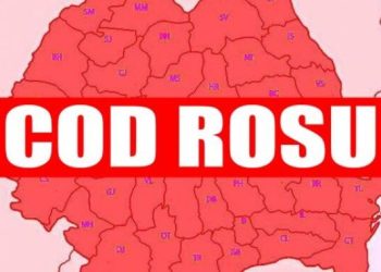 AVERTIZARE METEOROLOGICĂ -COD ROȘU