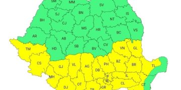 ATENȚIONARE METEOROLOGICĂ -COD GALBEN pentru întreg județul Dâmbovița