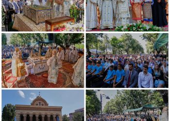 Galerie Foto- LA TÂRGOVIȘTE, PESTE 20.000 DE CREDINCIOȘI AU PARTICIPAT LA SĂRBĂTOAREA SFÂNTULUI IERARH NIFON, PATRIARHUL CONSTANTINOPOLULUI ŞI MITROPOLITUL ŢĂRII ROMÂNEŞTI