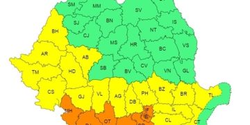 AVERTIZARE METEOROLOGICĂ -COD GALBEN