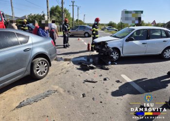 Accident Rutier în Gura Ocniței: Două Persoane Rănite, Transportate la Spital