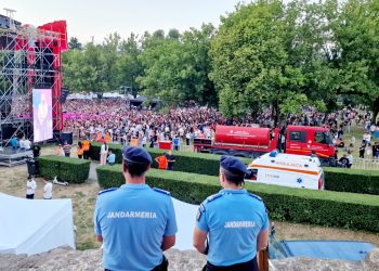 Măsuri de ordine publică asigurate de jandarmi la manifestările ocazionate de „Zilele Cetății Târgoviște”