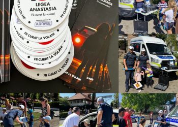 Foto- Cei mici și-au petrecut ultima zi de vacanță alături de polițiști
