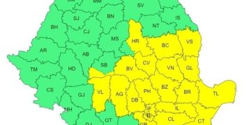 ATENȚIONARE METEOROLOGICĂ -COD GALBEN