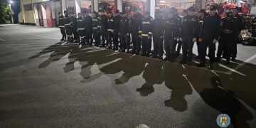 Video/Foto – Un nou contingent de 52 de pompieri din Dâmbovița, trimis în sprijinul județului Galați afectat de inundații