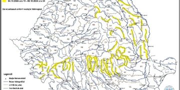 AVERTIZARE HIDROLOGICĂ – COD GALBEN