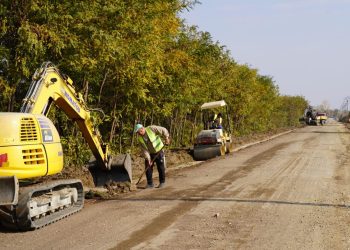 Modernizarea DJ 720 A, în plină desfășurare pentru a îmbunătăți traficul rutier