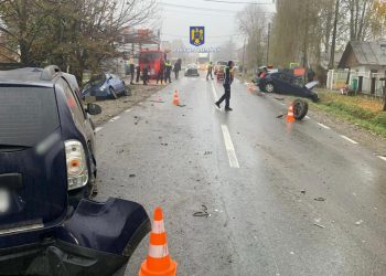 Accident rutier produs în Voinești